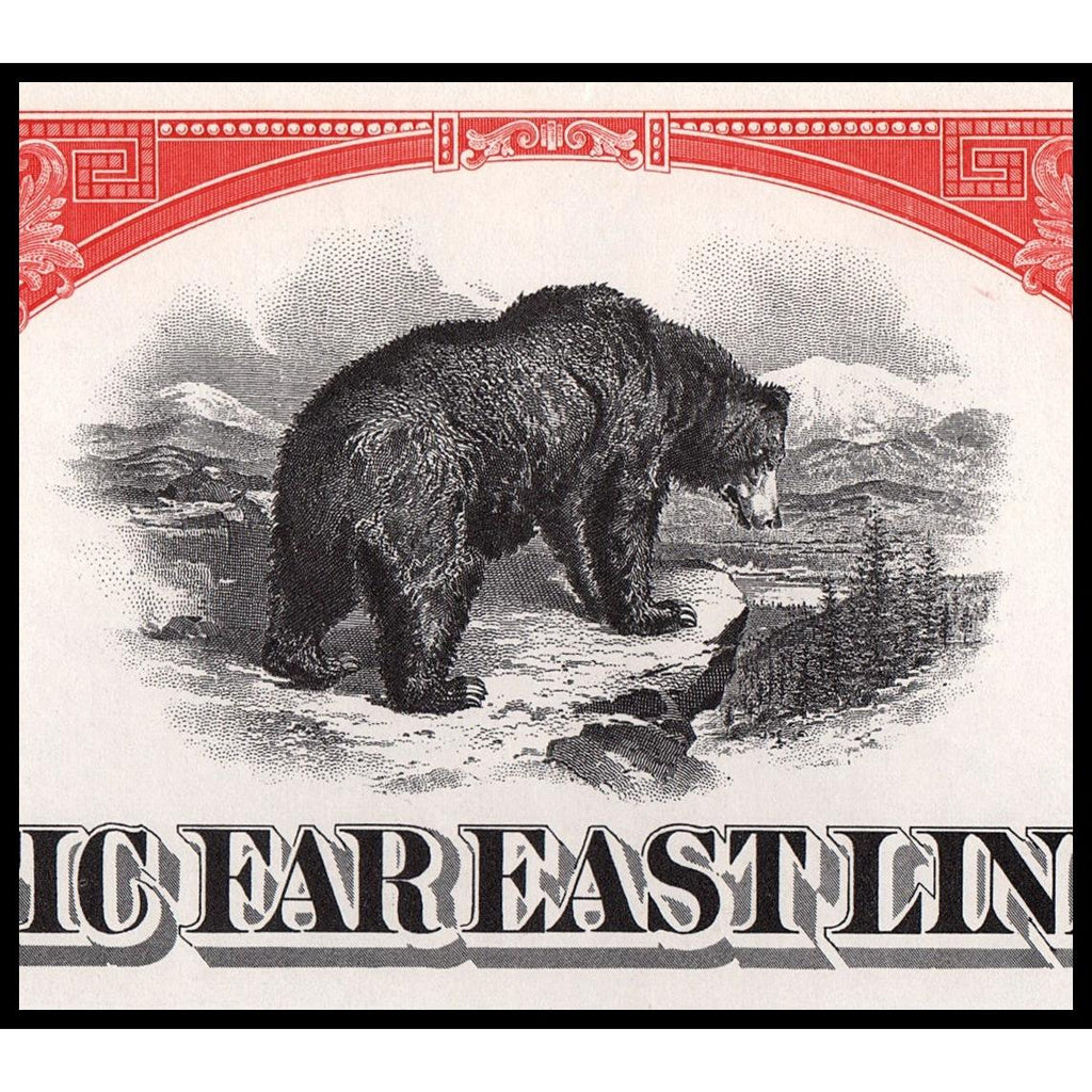 Pacific Far East Line, Inc. Specimen Stock Certificate