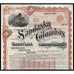 The Sandusky and Columbus Short Line Railway Company 1891 Ohio Bond