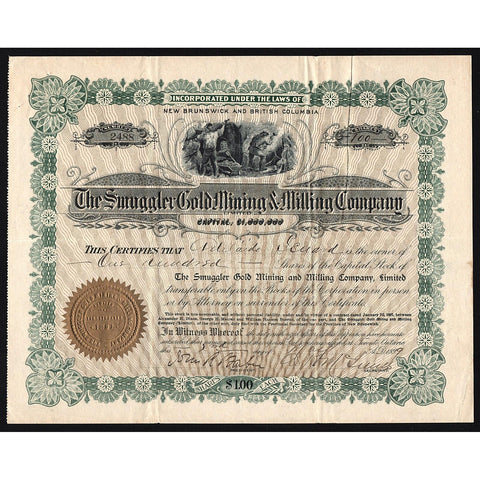 The Smuggler Gold Mining & Milling Company