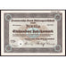 Pommersche Bank Aktiengesellschaft, Stettin 1933 Stock Certificate