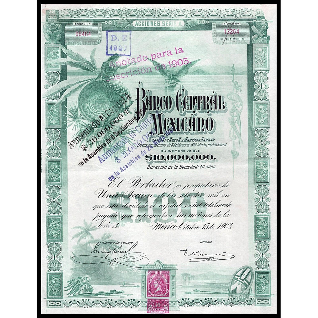 Banco Central Mexicano Sociedad Anonima ("Blueberry")