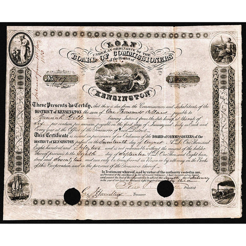 Board of Commissioners of the District of Kensington 1852 Loan