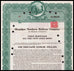Okmulgee Northern Railway Company Gold Bond Certificate