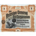 The Russian General Oil Corporation 1913 Russia Stock Certificate