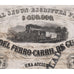 Empresa del Ferro-Carril de Guantanamo, Santiago de Cuba 1859 Stock Certificate