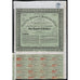 Galveston, Houston & Henderson R.R. Co., Texas 1857 Bond Certificate
