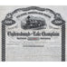 Ogdensburgh and Lake Champlain Railroad Company 1880 Bond Certificate - Stuyvesant Fish Signature