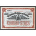 The Cincinnati, Washington and Baltimore Railroad Company Stock Certificate