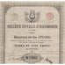 Societe Royale d’Harmonie 1862 Antwerp Belgium Stock Certificate