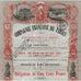 Compagnie Francaise de Tabacs 1870 Paris France Bond Certificate