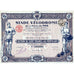 Stade-Velodrome de la Ville de Nice France 1926 Stock Certificate