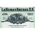 Compania Minera La Reina Y Anexas Mexico 1913 Stock Certificate