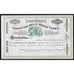 Utah Mutual Tunnel and Silver Mining Company Stock Certificate