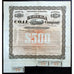 The Eureka Coal Company 1875 Bond Certificate