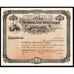 The Bozeman Street Railway Company (Bozeman, Montana) Stock Certificate