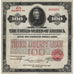 United States of America $100 Third Liberty Loan 1918 Gold Bond