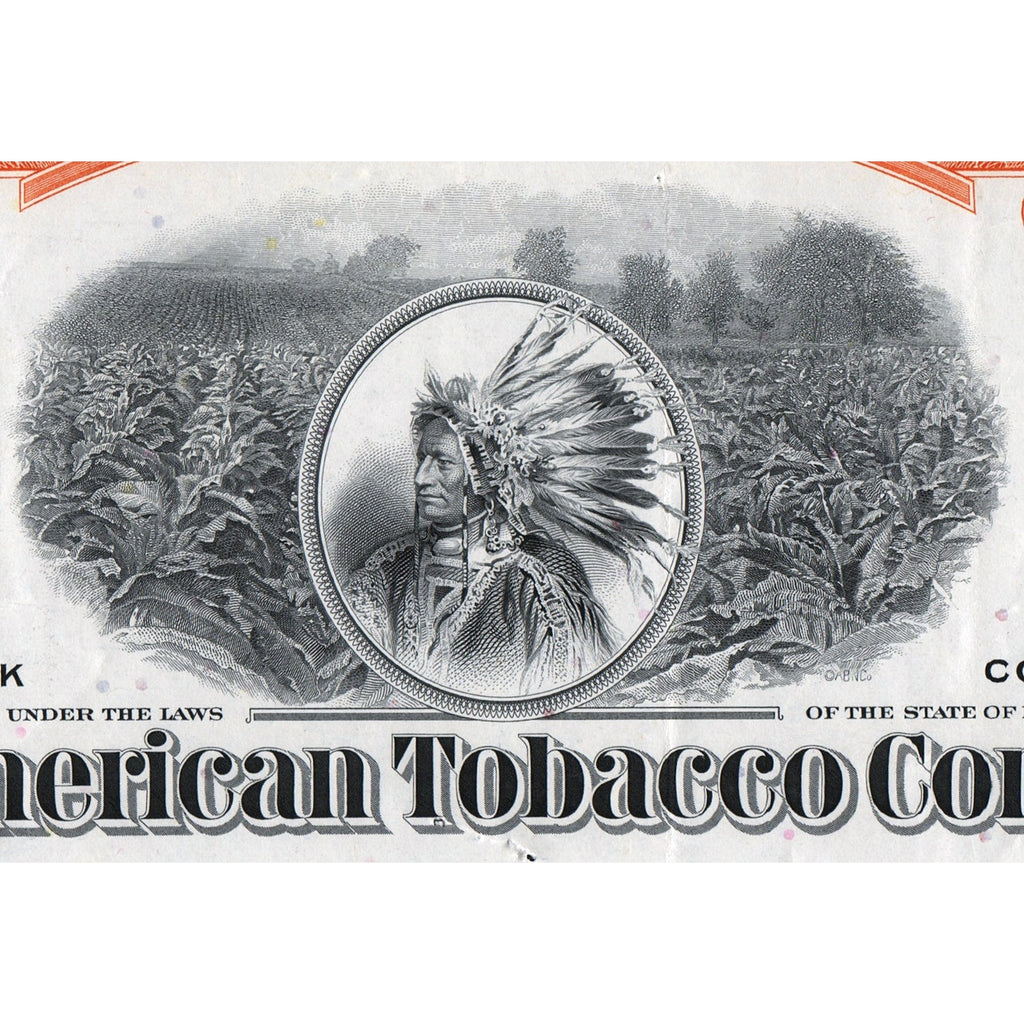 the american tobacco company The American Tobacco Company Stock Certificate – Artonpapers the american tobacco company The American Tobacco Company Stock Certificate – Artonpapers