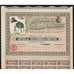 Societe Francaise de Phonographes “La Fauvette” 1902 France Stock Certificate