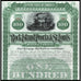 Rock Island, Peoria & St. Louis Railway Company 1891 Illinois Gold Bond Certificate
