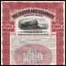 The Ulster and Delaware Railroad Company 1902 New York Bond Certificate