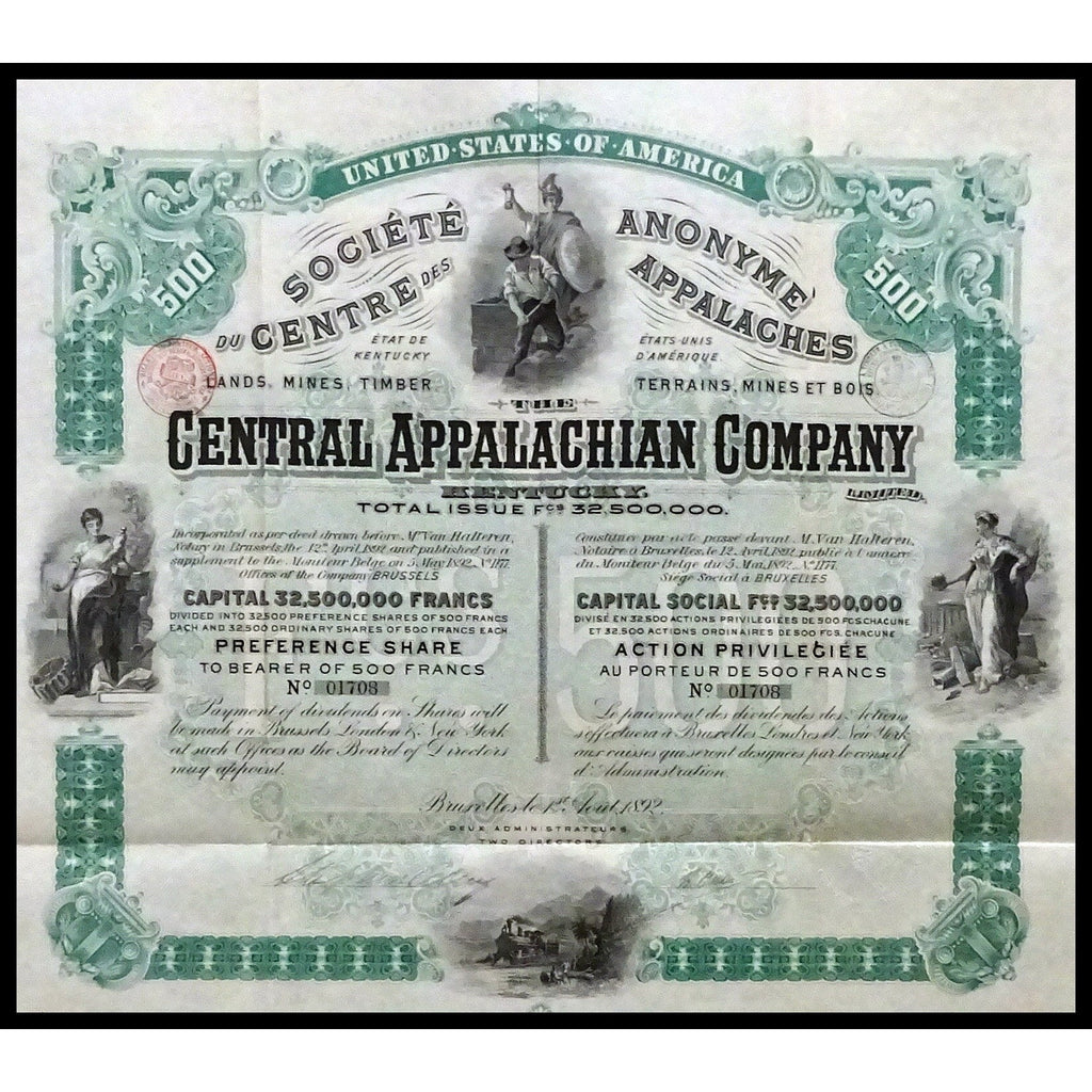 The Central Appalachian Company Limited, Lands - Mines - Timber