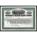 Indianapolis and Western Railway Company Indiana Stock Certificate