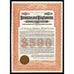Scranton and Binghampton Railroad Company Pennsylvania Gold Bond Certificate