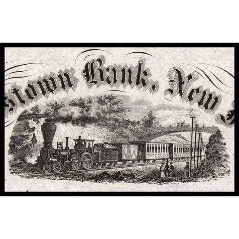 Hackettstown Bank, New Jersey Stock Certificate