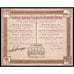 Sociedad Anonima Espanola de Automoviles Darracq 1907 Stock Certificate