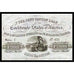 CSA Confederate States of America Cotton Loan, £200 / 5000 Francs