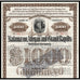 The Kalamazoo, Allegan and Grand Rapids Railroad Company 1888 Bond Certificate