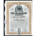 "El Alacran Y Anexas" Sociedad Anonima Stock Certificate