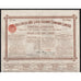 The Valencia and Liria Railway Company, Limited Stock Certificate