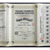 Wene-Balti Laewaehituse Ja Mehaanika Aktsia Selts Stock Certificate